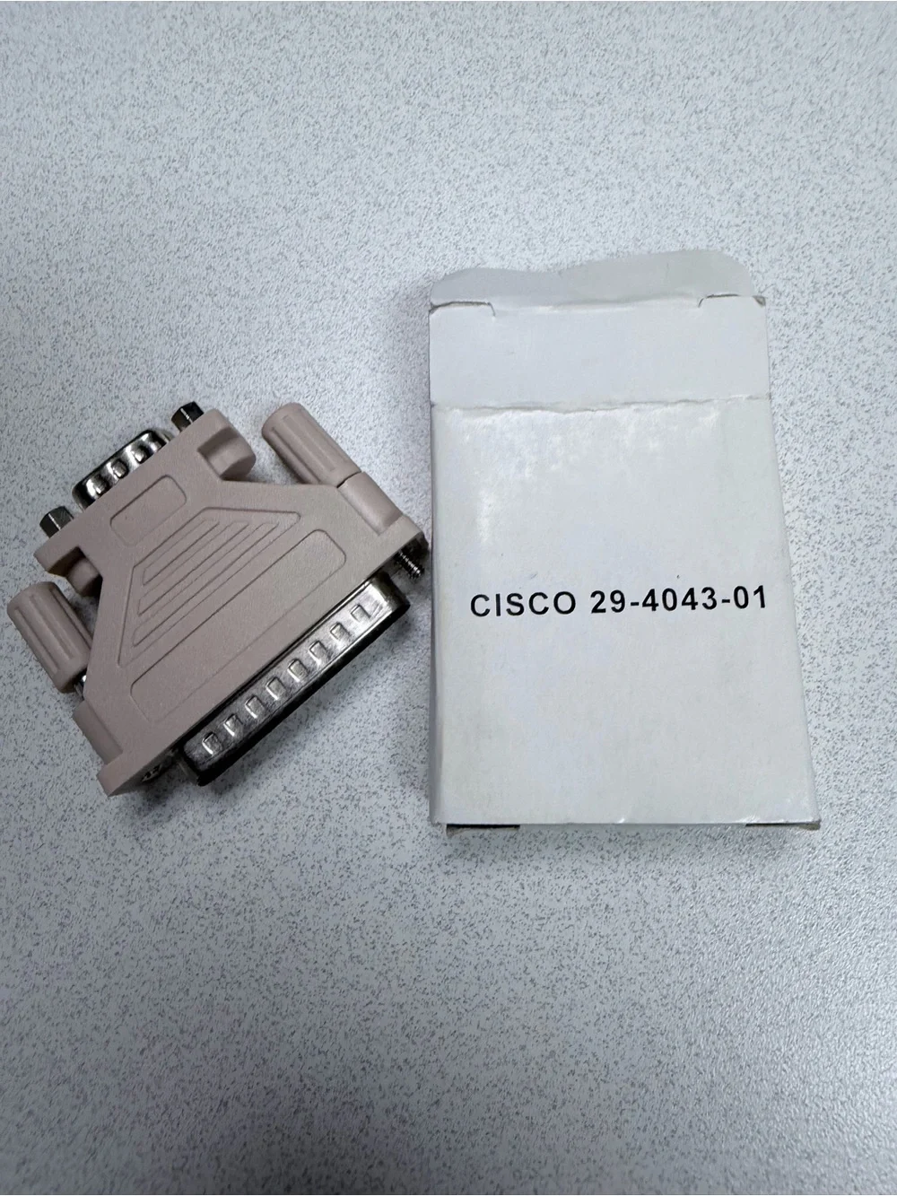 Cisco Beige Parallel Port Adapter Connector